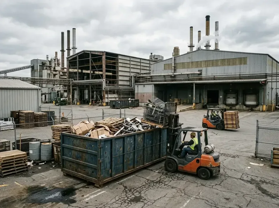 industrial-factory-scrap-conta-003 — frequently asked questions, Cheap Roll-off Dumpster Rentals in Cross Lanes, WV
